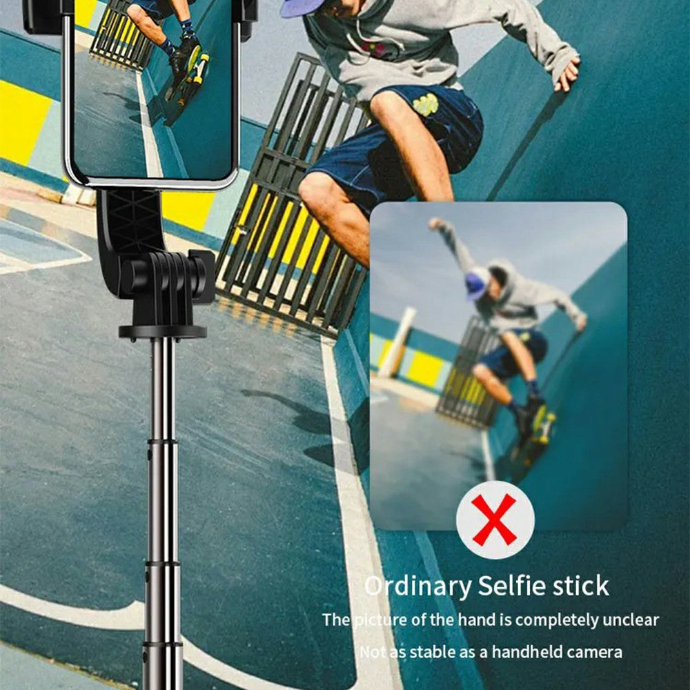 JMARY KT-219 Selfie-Stick mit Stativfunktion – 6-teilig, ausziehbar, mit Fernbedienung