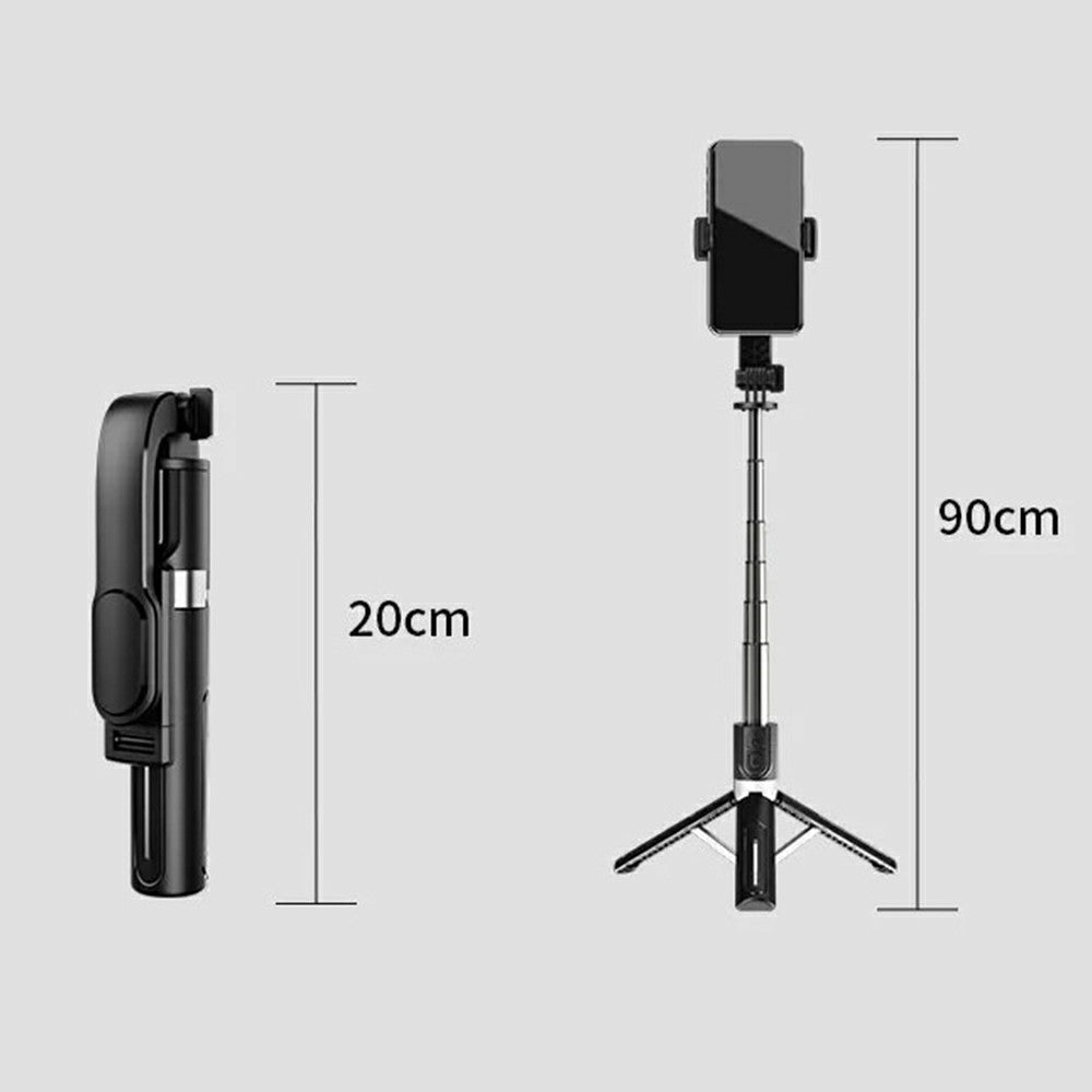 JMARY KT-219 Selfie-Stick mit Stativfunktion – 6-teilig, ausziehbar, mit Fernbedienung