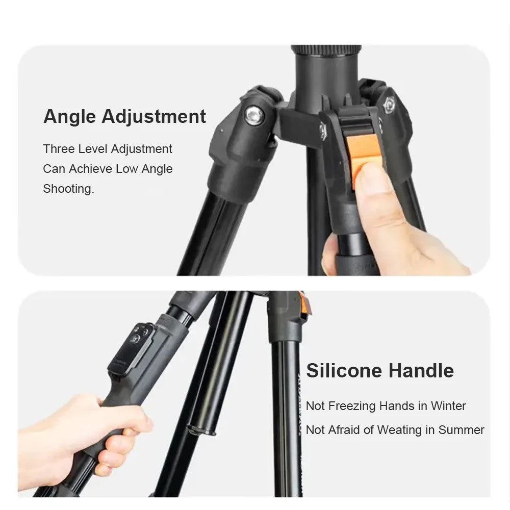 YUNTENG VCT-180 Stativ – Smartphone-Bluetooth-kompatibel, faltbar, für Fotografie-Live-Streaming, für Handys & Kaemras