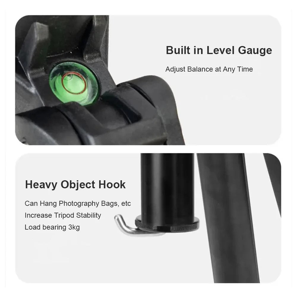YUNTENG VCT-180 Stativ – Smartphone-Bluetooth-kompatibel, faltbar, für Fotografie-Live-Streaming, für Handys & Kaemras