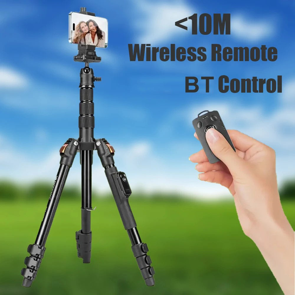 YUNTENG VCT-180 Stativ – Smartphone-Bluetooth-kompatibel, faltbar, für Fotografie-Live-Streaming, für Handys & Kaemras