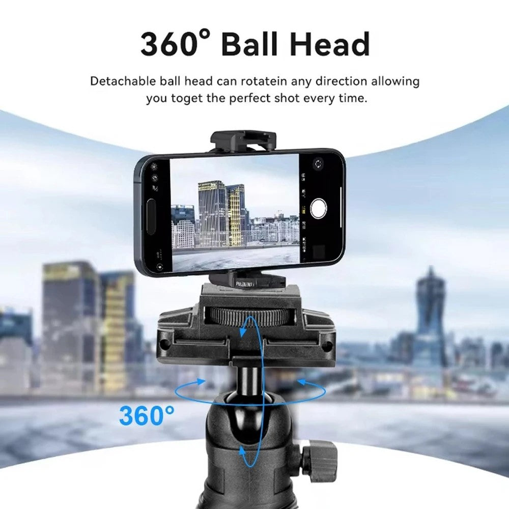 YUNTENG VCT-180 Stativ – Smartphone-Bluetooth-kompatibel, faltbar, für Fotografie-Live-Streaming, für Handys & Kaemras