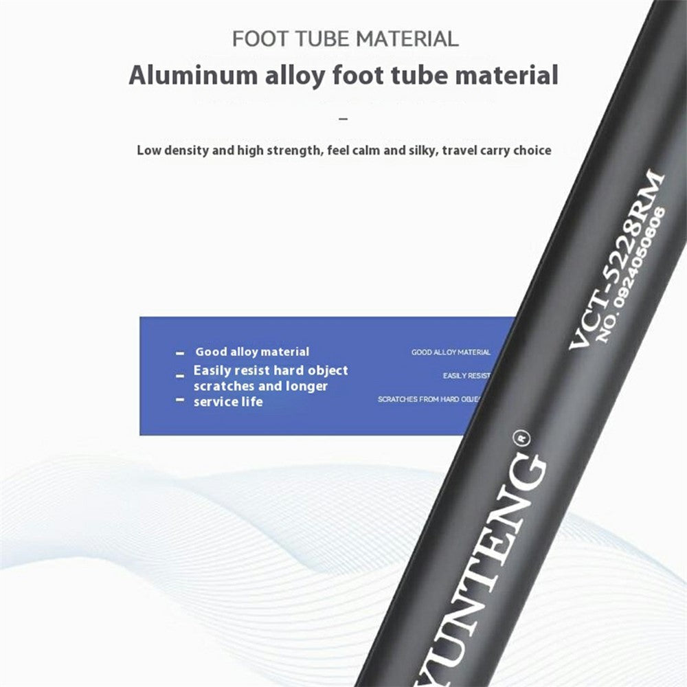 YUNTENG VCT-5228 Stativ – Ausziehbar, aus Aluminiumlegierung, für Handys & Kameras