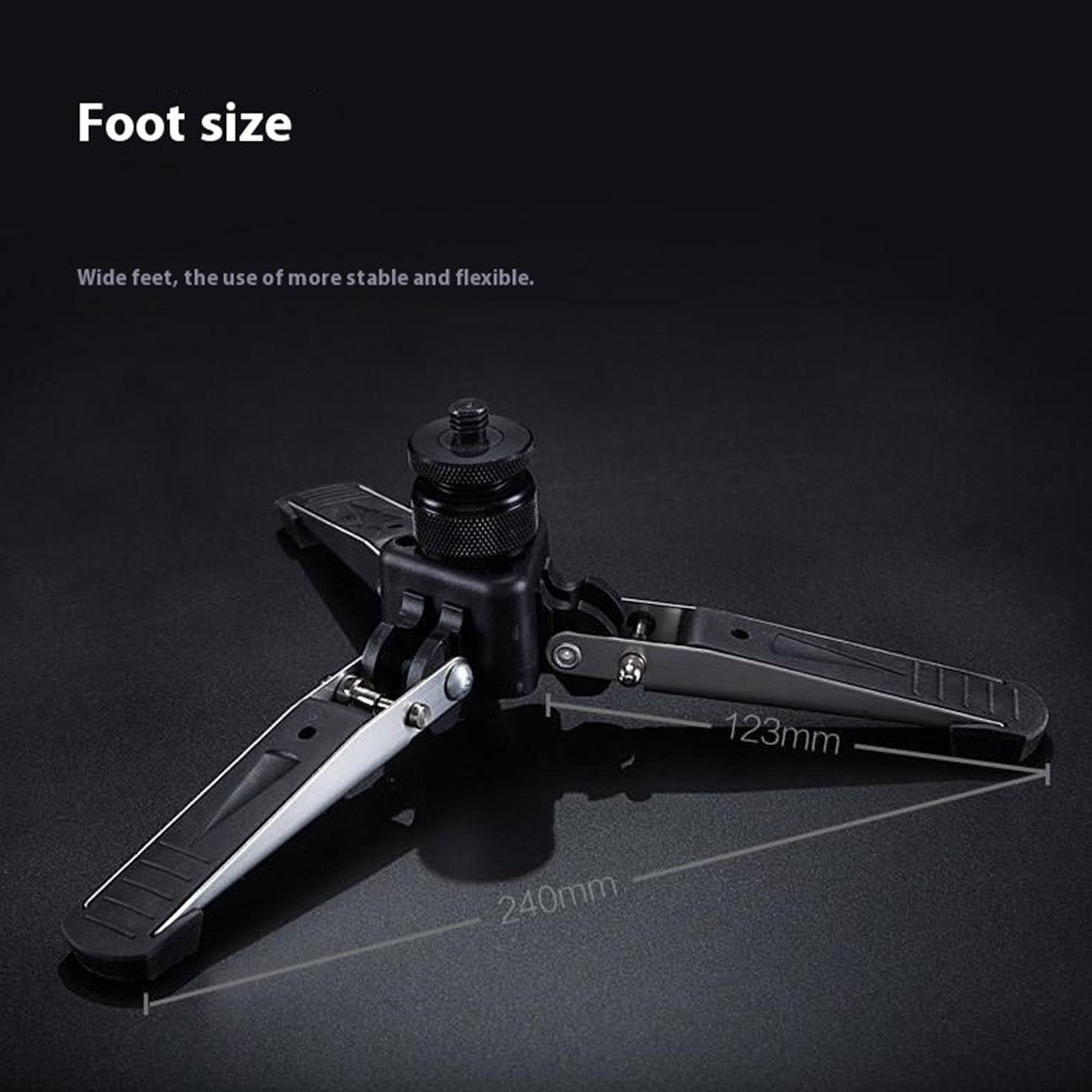 YUNTENG VCT-588 Monopod mit Stützfuß – Ausziehbar, Hydraulik, Gimbal, für DSLR-Kamera-Camcorder