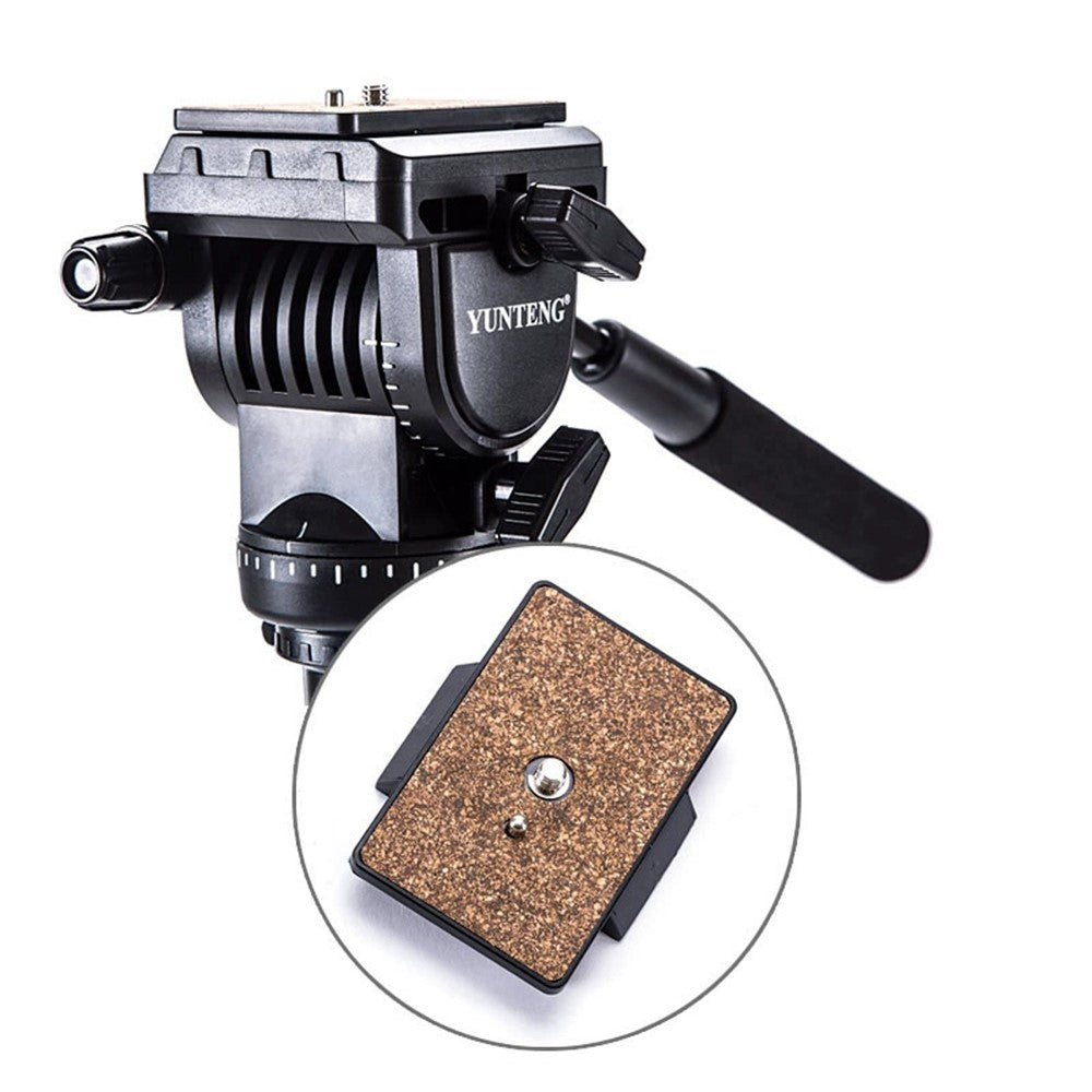 Yunteng VCT-558 Monopod – Mit Hydraulikflüssigkeit, für Canon, Nikon, Sony Kameras, DV & DSLR-Videorecorder