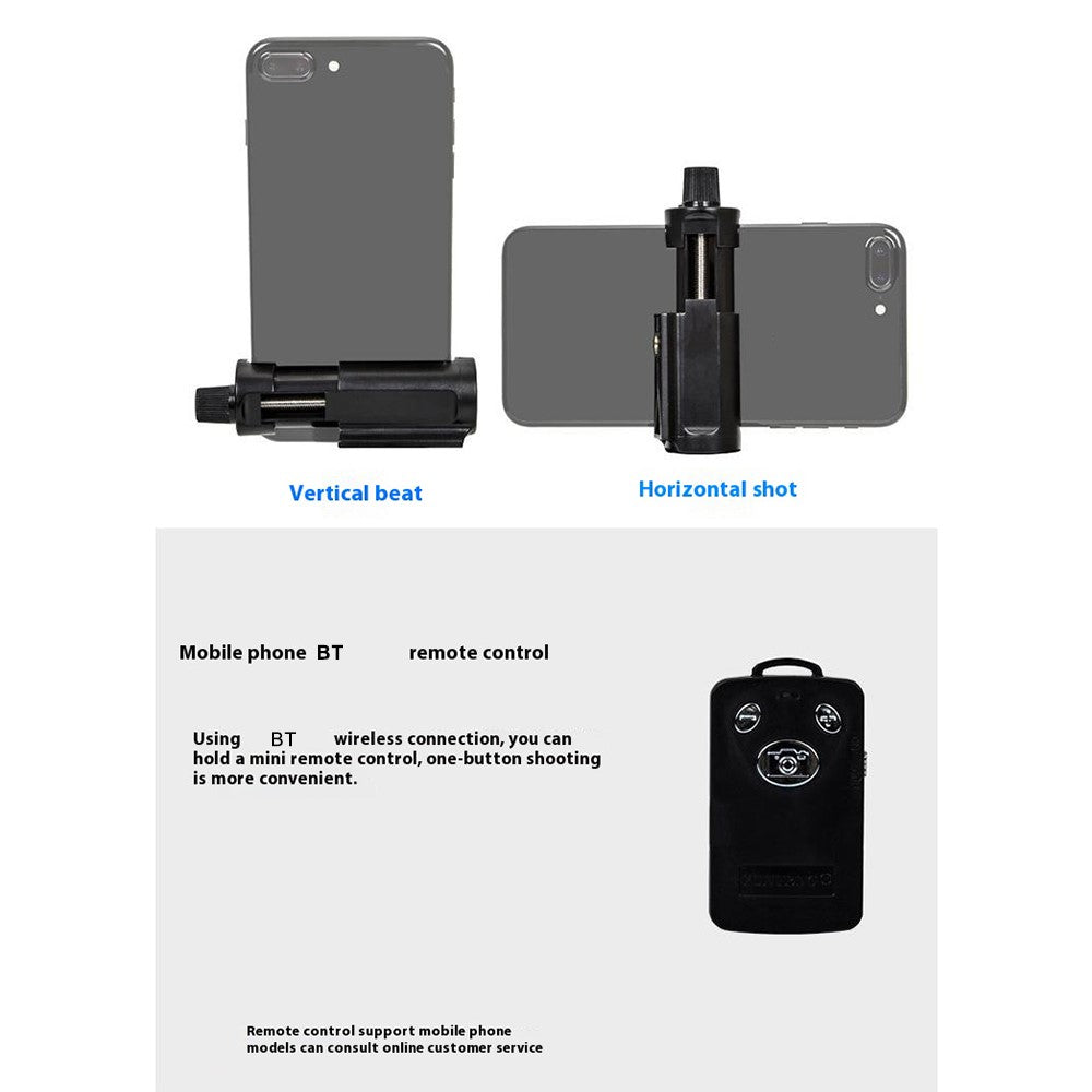 YUNTENG VCT-5208L Stativ – Mit Bluetooth-kompatibler Fernbedienung, für Handys & Kameras