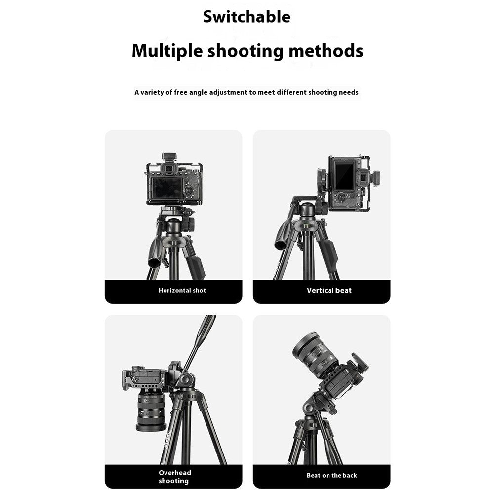 YUNTENG VCT-669 Stativ – Bluetooth-kompatibel, für Live-Streaming, Vlog-Videoaufnahmen, für Handys & Kameras