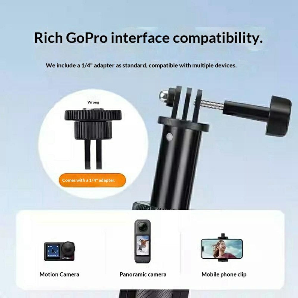 YUNTENG VCT-363 Selfie-Stick mit Stativfunktion – Aus Aluminiumlegierung, Bluetooth-kompatible Fernbedienung, für Smartphones/DJI Pocket