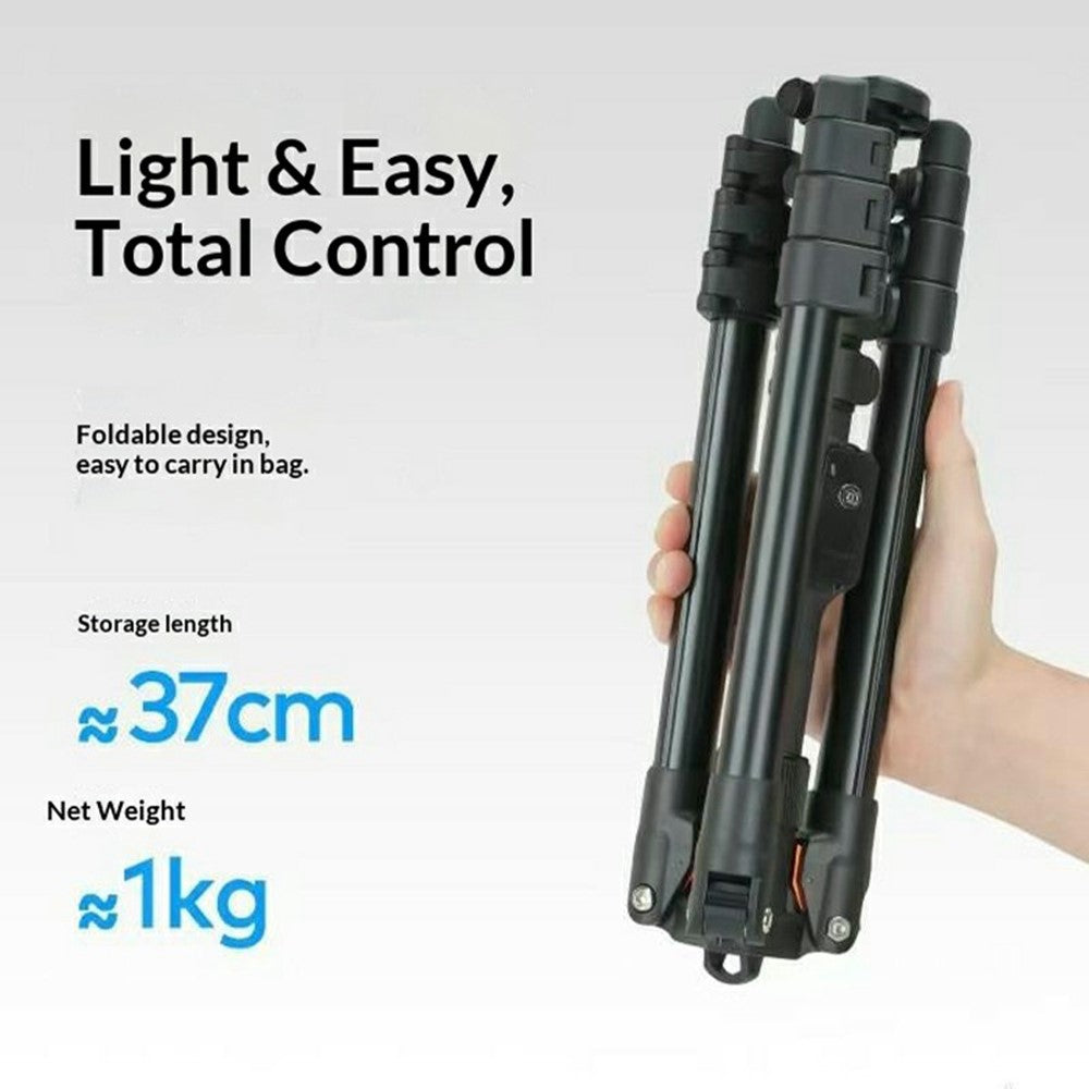 YUNTENG VCT-8068 Kamerastativ – Mit Fernbedienung, 1,98 m verstellbar, für Handys & Kameras