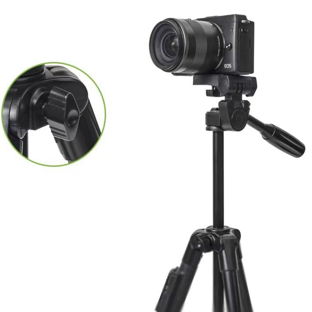 YUNTENG VCT-6108 Stativ – Mit Tragetasche & Bluetooth-kompatibler Fernbedienung, für Handys & Kameras