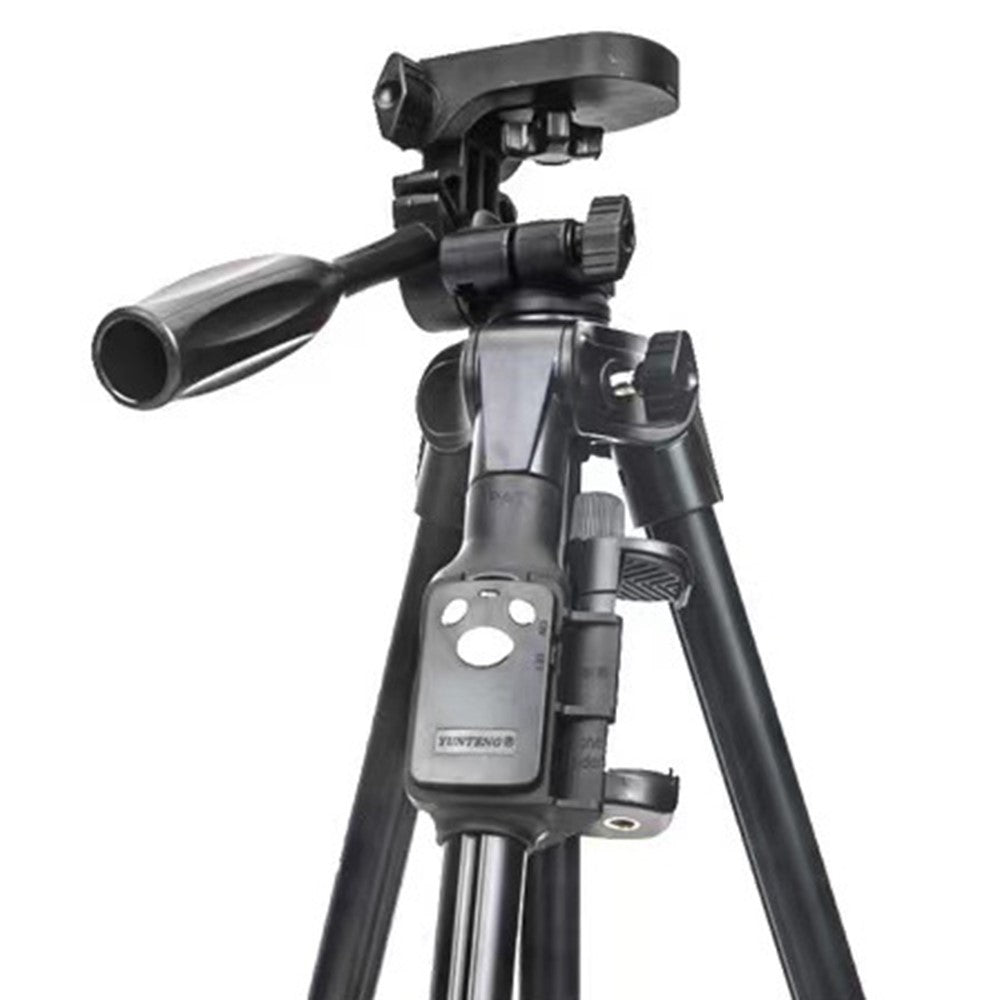 YUNTENG VCT-6108 Stativ – Mit Tragetasche & Bluetooth-kompatibler Fernbedienung, für Handys & Kameras