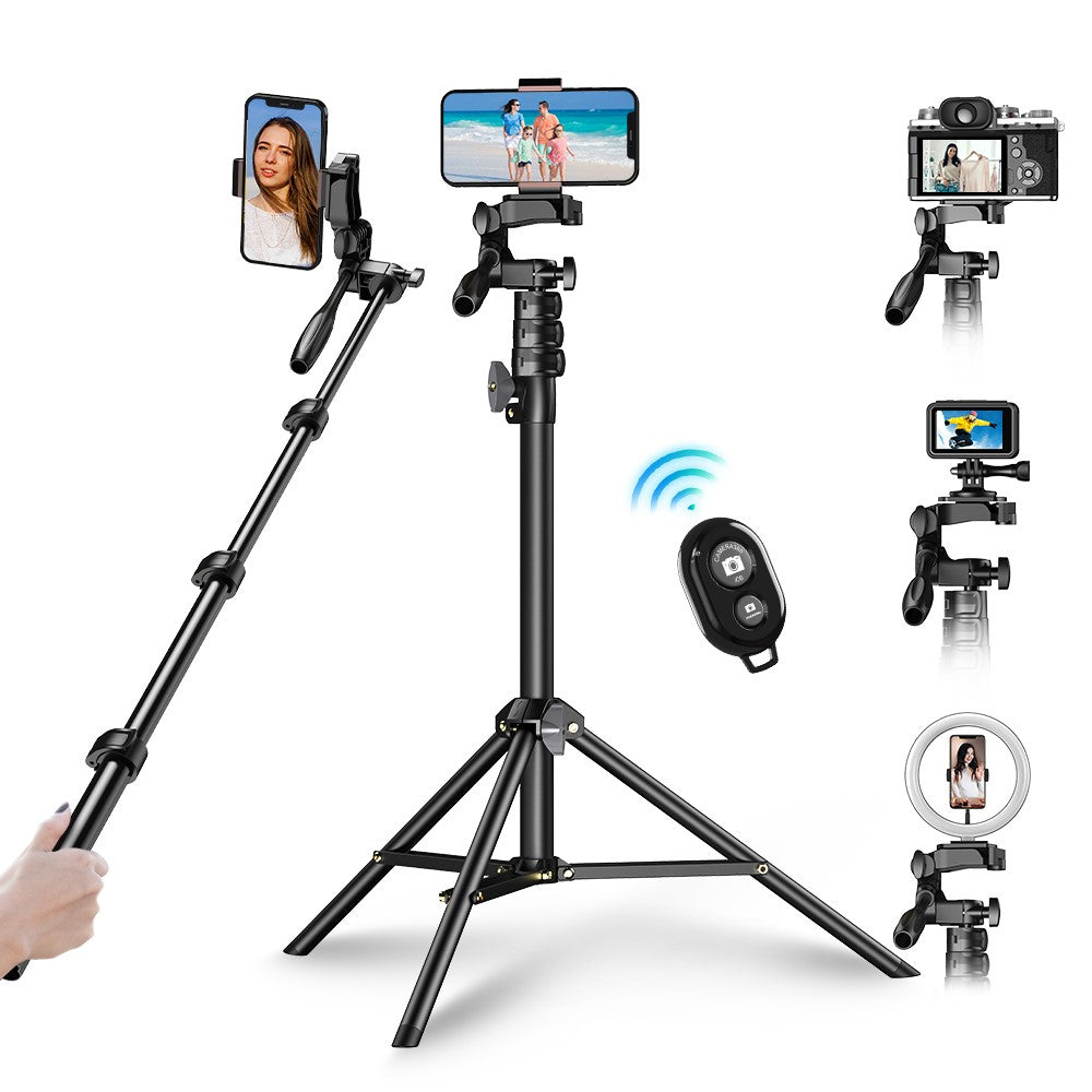APEXEL APL-JJ070 Stativ – Von 20 bis 70 Höhenverstellbar, mit Handyhalterung, für Videoaufnahmen & Live-Streaming