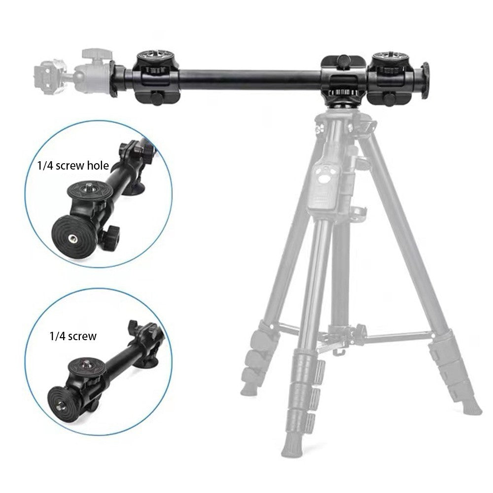 YUNTENG VCT-369 Horizontale Gimbal-Verlängerungsstange – Aus Aluminiumlegierung, für Stativstabilisator-Kamera
