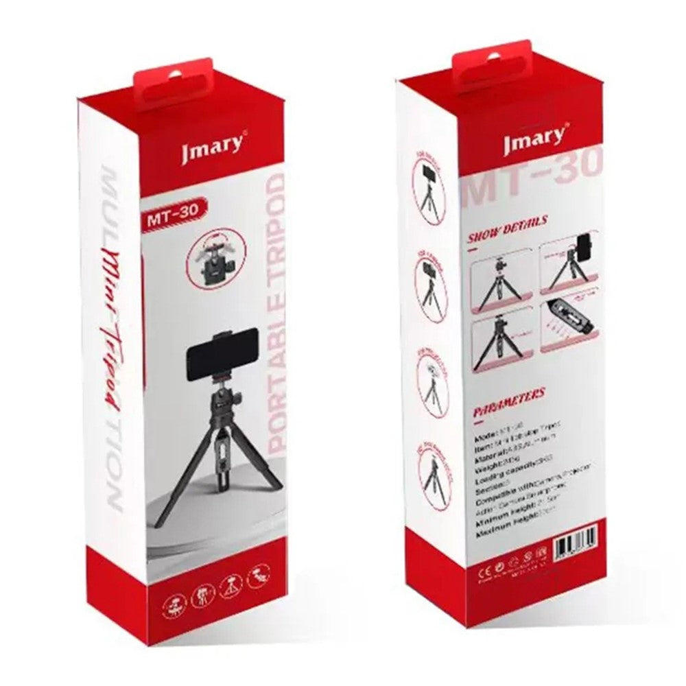 JMARY MT-30 Selfie-Stick mit Stativfunktion – 5-fach verstellbar, für Kamera / Smartphone / Projektor