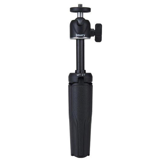 JMARY MT-27 Selfie-Stick mit Tischstativfunktion – 3-teilig, verstellbar, für Live-Streaming, mit Handyhalterung