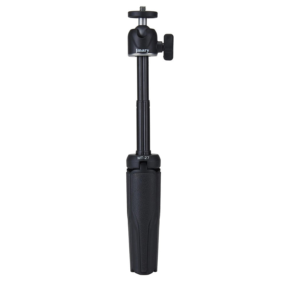 JMARY MT-27 Selfie-Stick mit Tischstativfunktion – 3-teilig, verstellbar, für Live-Streaming, mit Handyhalterung