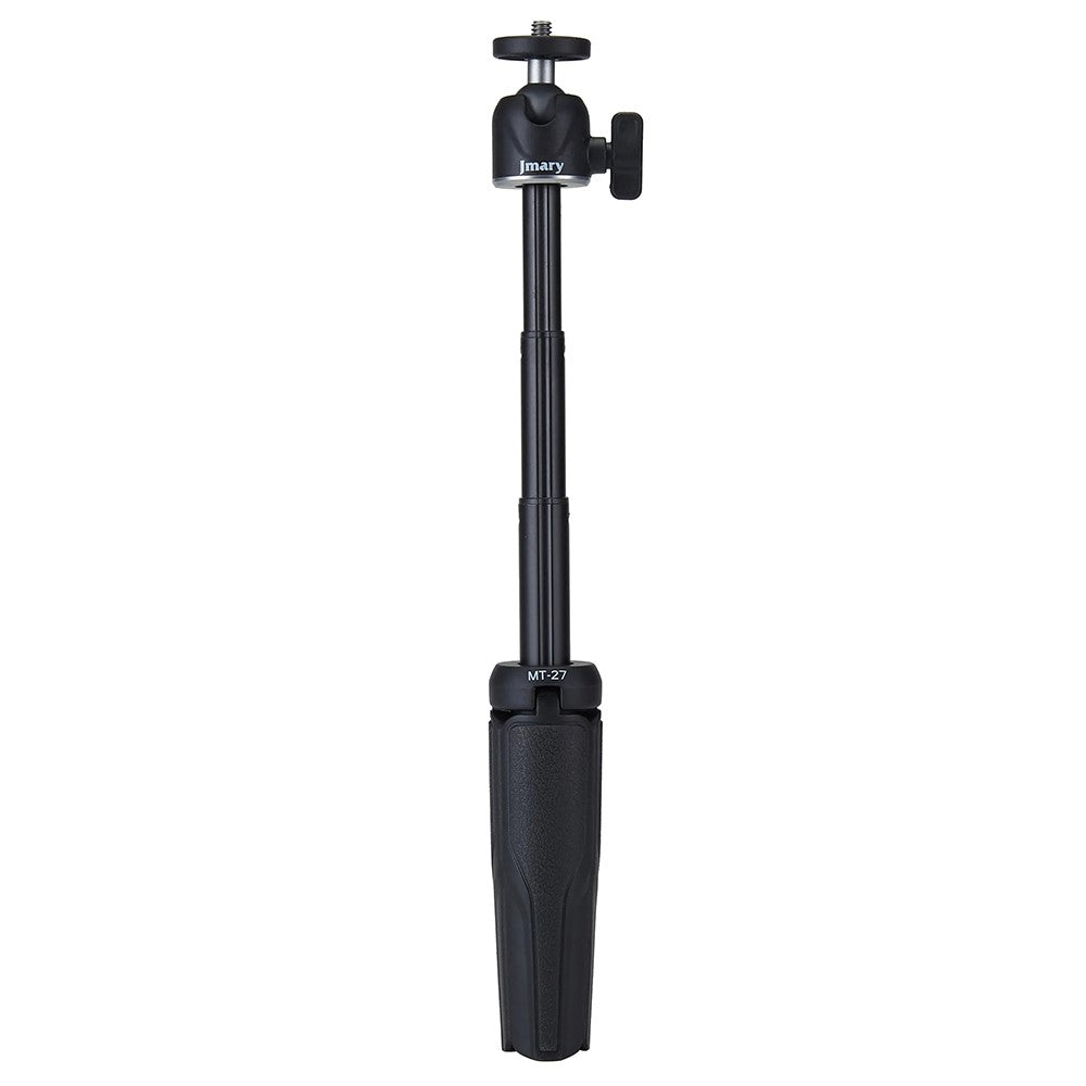 JMARY MT-27 Selfie-Stick mit Tischstativfunktion – 3-teilig, verstellbar, für Live-Streaming, mit Handyhalterung