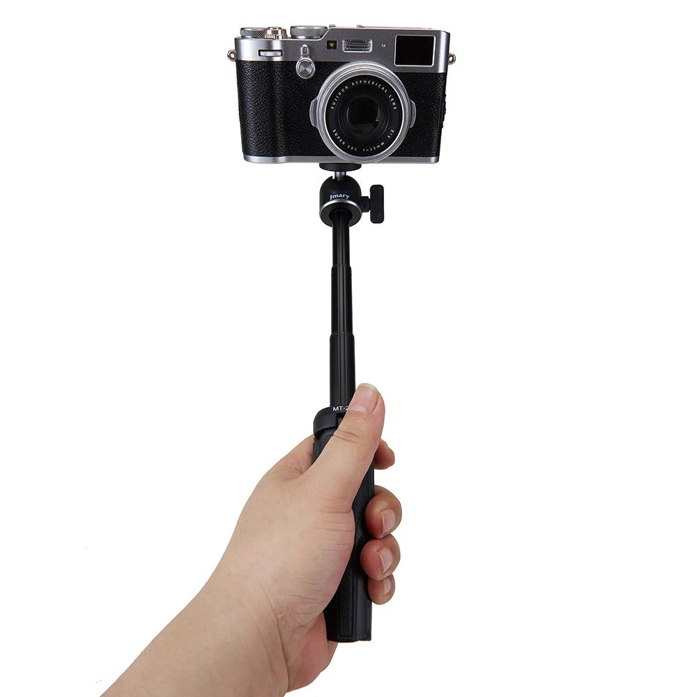 JMARY MT-27 Selfie-Stick mit Tischstativfunktion – 3-teilig, verstellbar, für Live-Streaming, mit Handyhalterung