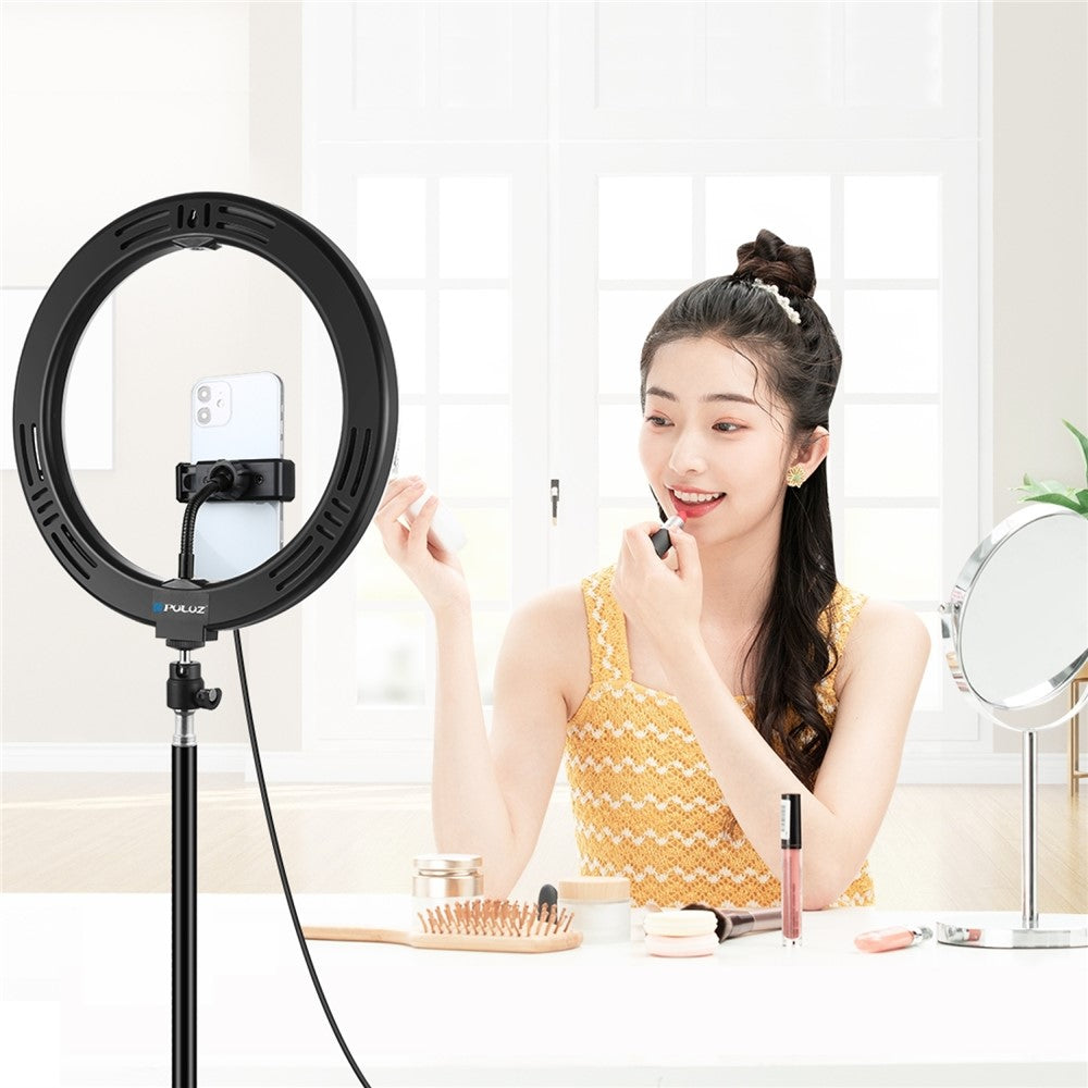 PULUZ PU501B Flexible Clip Mount Holder with Clamping Base for iPhone Samsung Huawei, etc. Smart Phones
