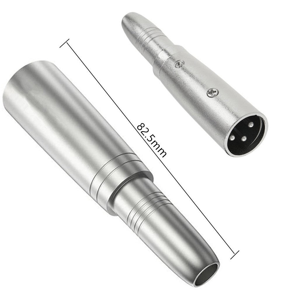JUNSUNMAY Audioadapter – 3-Pin XLR-Stecker auf 6,35-mm-Buchse