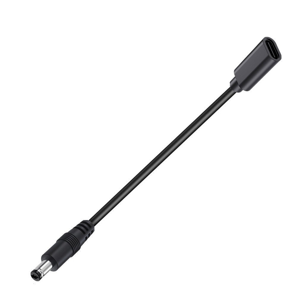 JUNSUNMAY Adapterkabel – 25 cm, USB-C-Buchse auf DC, 5,5 mm x 2,1 mm Stecker,  5 V & 3 A