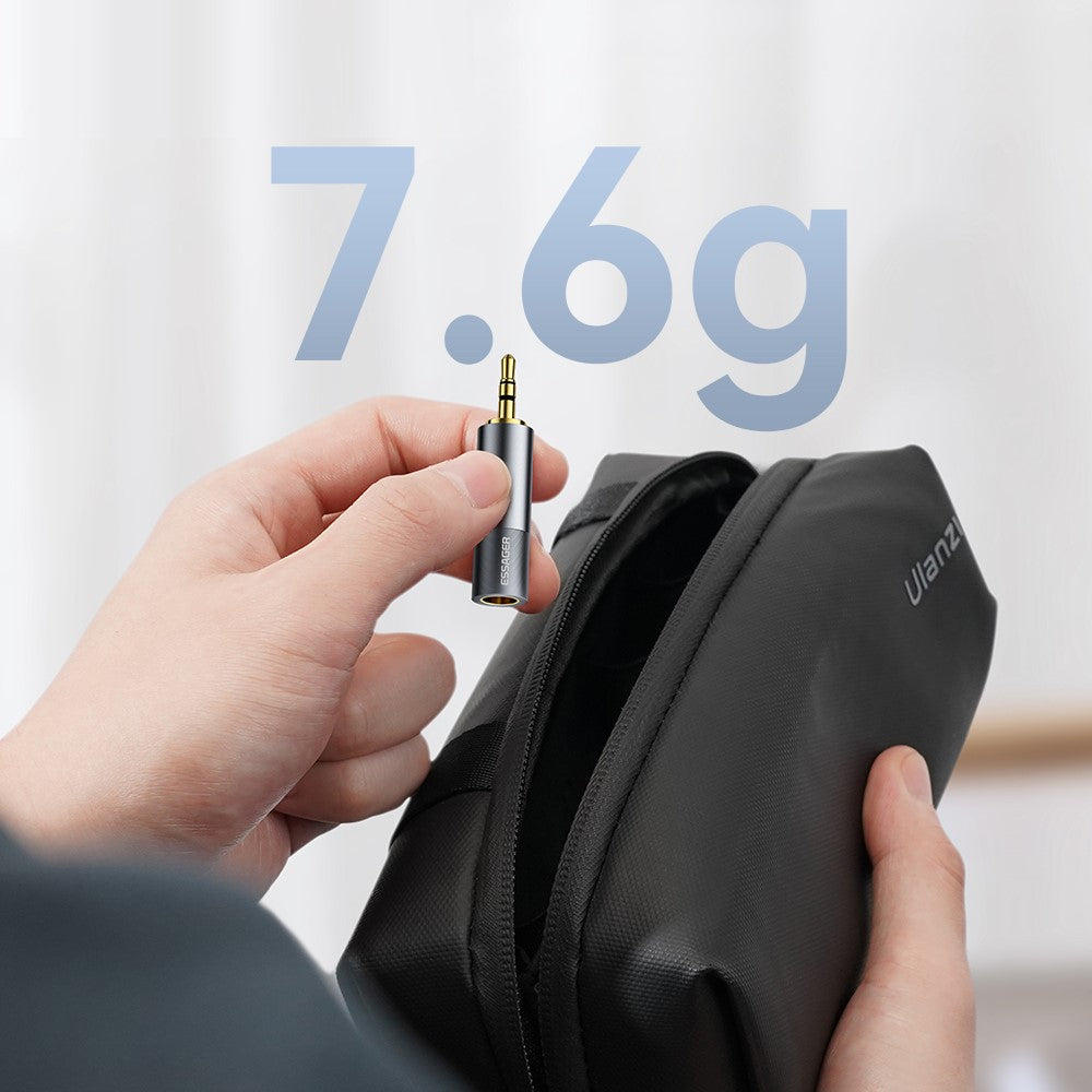 ESSAGER Audio-Adapter – 6,5-mm-Buchse auf 3,5-mm-Stecker, HiFi-Sound, vergoldeter Anschluss