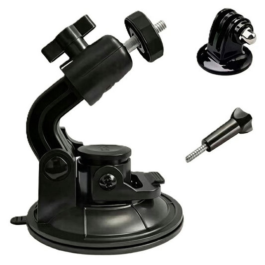 Auto-Handyhalterung – 9cm Car Suction Cup Mount 360 Degrees Adjustable Camera Holder 1 / 4 Thread Stand Bracket for GoPro Camera Phone