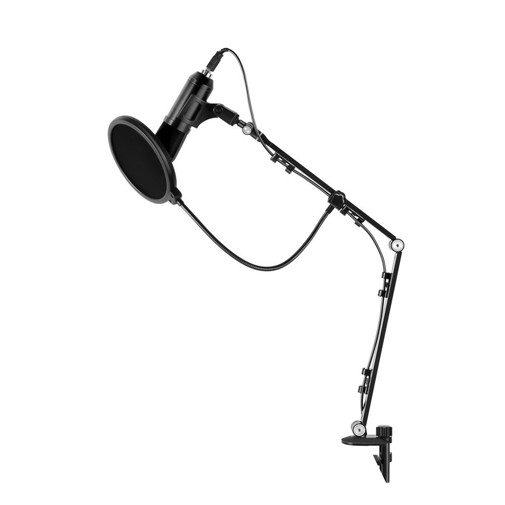 UPERGO AP-4M Mikrofonarm – Verstellbar, mit Mikrofonklemme & Popfilter