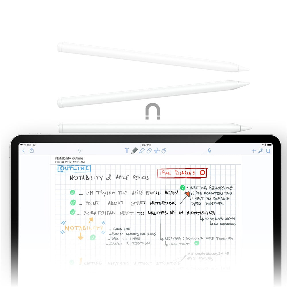 ACEFAST V1 Magnetischer kapazitiver Stift – Geringe Latenz