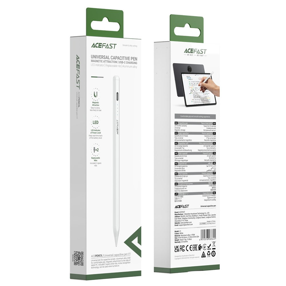ACEFAST V1 Magnetischer kapazitiver Stift – Geringe Latenz