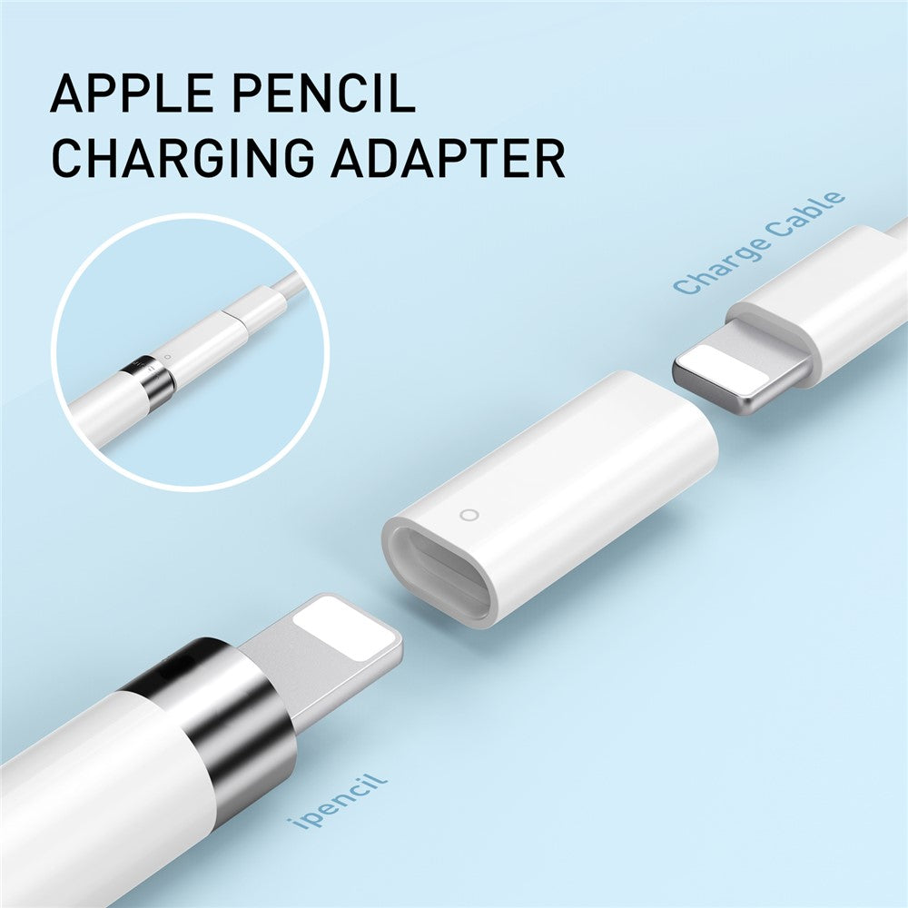 AHASTYLE PT146 Magnetisches Kappen-Ladeadapter-Set – Für Apple Pencil 1. Generation, Ersatzspitze & Kappenhalter