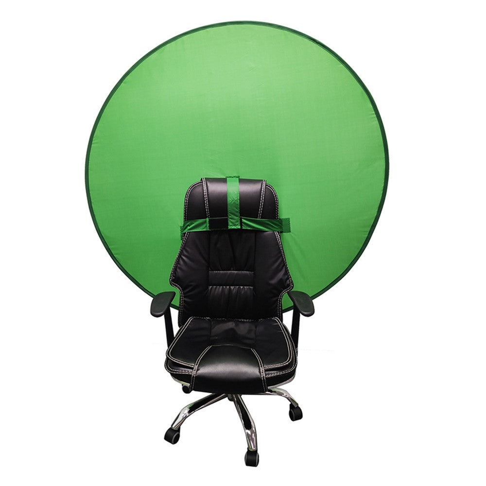 Green Screen Hintergrund – 75 cm, aus Polyester, für Stuhlmontage