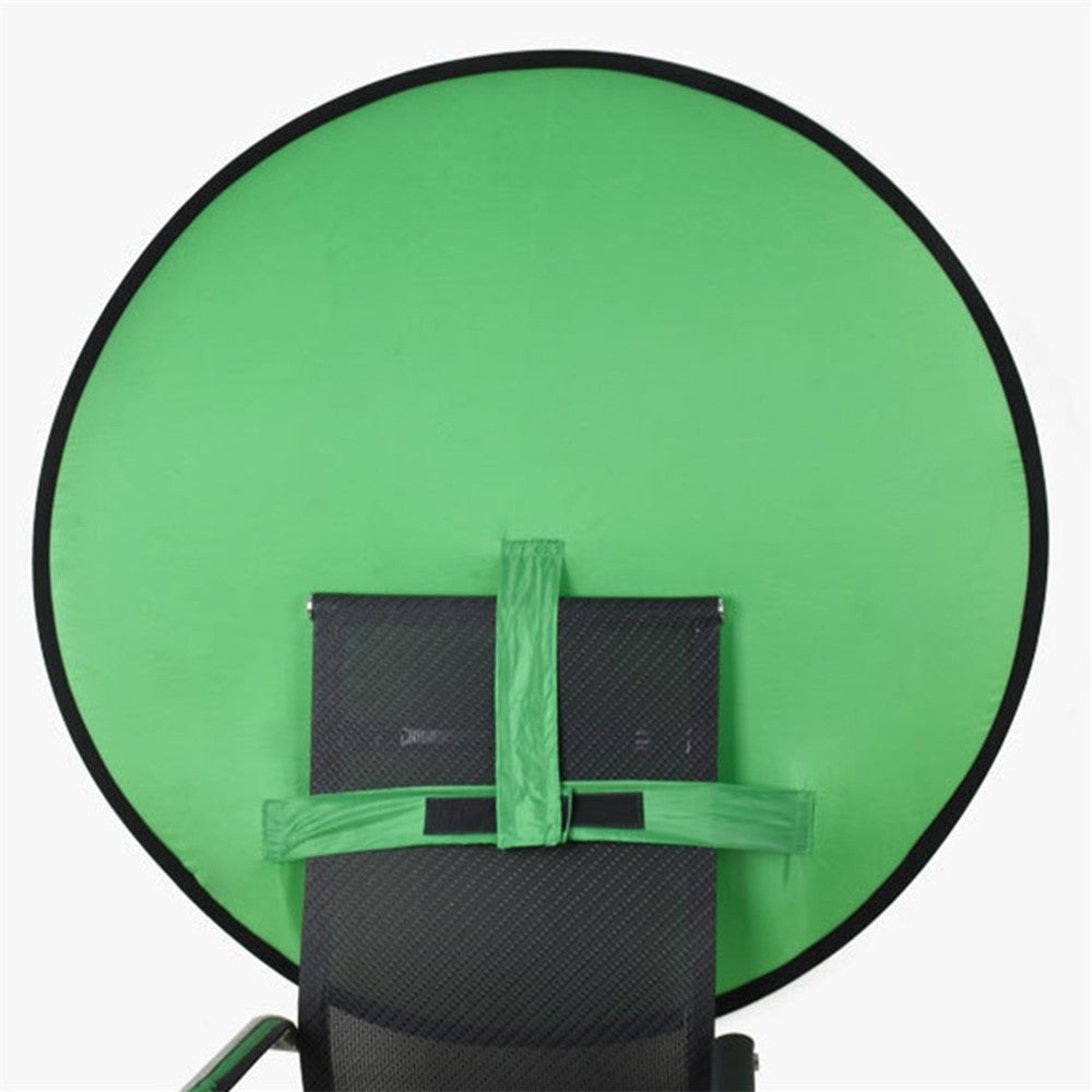 Green Screen Hintergrund – 75 cm, aus Polyester, für Stuhlmontage
