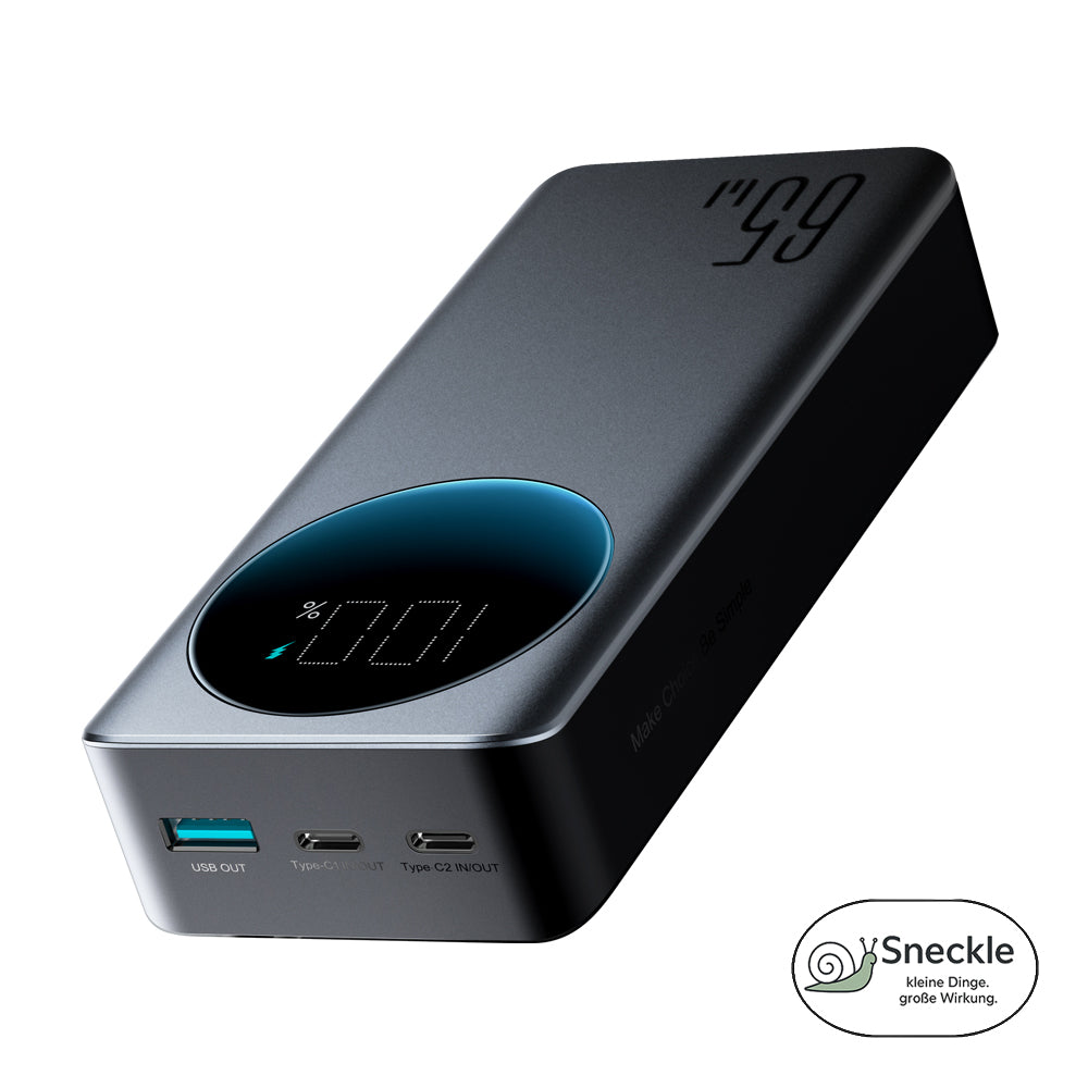 PowerBank 30000mAh Super-Schnellladegerät - 65W