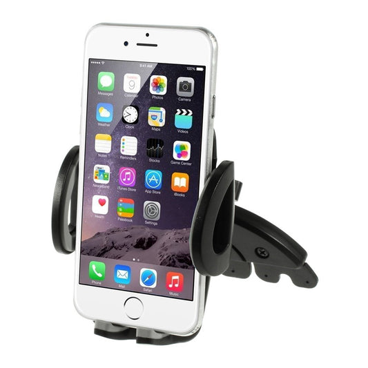 Auto-Handyhalterung – H74C81 360 Degree Rotating Ball Head Car CD Slot Mount Holder for 50-95mm Mobile Phone Tablet