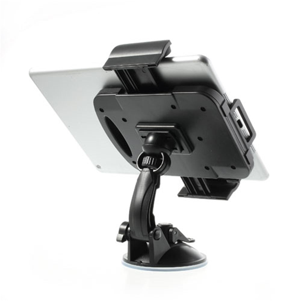 Black Universal 360 Degree Rotating Sucker Car Tablet Holder 7-11 inch Tablet Bracket