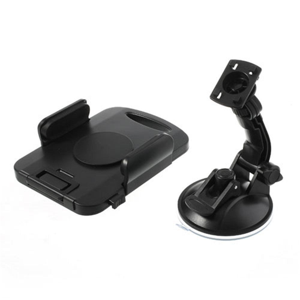 Black Universal 360 Degree Rotating Sucker Car Tablet Holder 7-11 inch Tablet Bracket