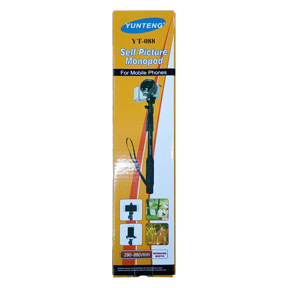 YUNPENG C-088 Selfie-Stick (Monopod) – Ausziehbar, für Handys & Kameras