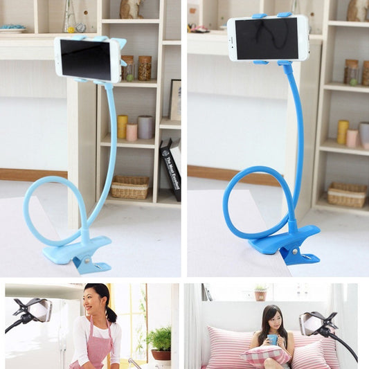 Outdoor-Handyhalterung – Lazy Phone Holder Cell Phones Clip Stand Handsfree Gooseneck Rotating Mount Lazy Handyhalter, Handy-Clip-Ständer, Freisprecheinrichtung, Schwanenhals, drehbare Halterung für Geräte bis zu 6,3 Zoll